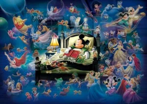 Tenyo Disney Mickey's Dream Fantasy Glow in the Dark Jigsaw Puzzle (500 Piece) - Picture 1 of 4