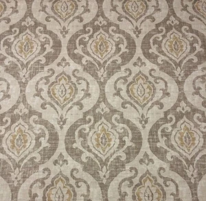 BALLARD DESIGNS ARRYANNA GRIGIO TALPA TESSUTO DAMASCATO TESSUTO CESTO DA CANTIERE 54"W - Foto 1 di 5