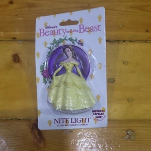 VINTAGE DISNEY BEAUTY AND THE BEAST NITE LIGHT NIGHT COLLECTIBLE SEALED WORKING - Picture 1 of 2