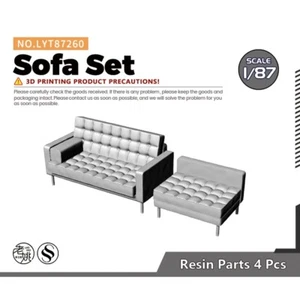 SSMODEL LYT87260 1/87 Scene Model Sofa Set - Picture 1 of 2
