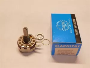 Mil-Spec Clarostat JAIN056S354UA / RV4NAYSD354A 350K 10% Potentiometer 1/4"Shaft - Picture 1 of 3