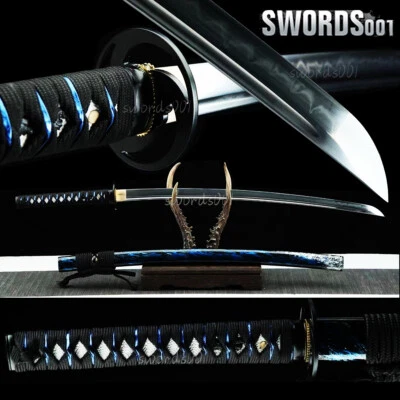 Espada Guerrero Katana Japonesa Samurai Templada Arcilla Pulida a Mano Acero T10 Foto 1 de 4