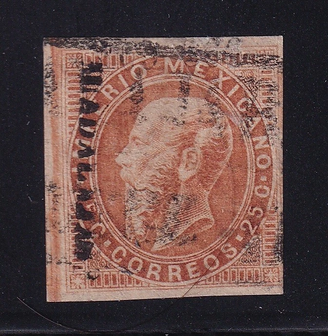 udj13 Мексика 1866 Гвадалахара гравировка 109-866 Sc #33 - Изображение 1 из 1