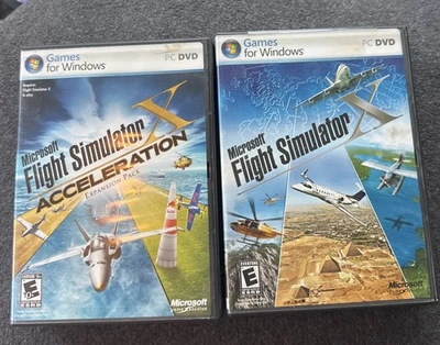 Flight Simulator X Deluxe Edition + Acceleration Expansion Pack + Product Key - Image 1 of 2