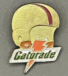 Vintage Washington Redskins Gatorade Helmet Enamel Lapel Pin NFL Peter David - Picture 1 of 3