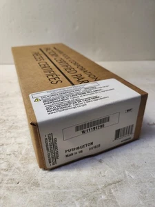 Nuevo botón pulsador genuino OEM para electrodoméstico de lavandería Whirlpool W11191295 - Imagen 1 de 6