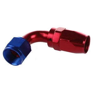 AN10/90 degres Pivotant Carburant Tuyau Bout Prise Adaptateur Alumini8440 - Imagen 1 de 4