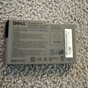 Genuine OEM Dell Latitude D600 D610 Battery 6Y270 2200mAh Not Tested - Picture 1 of 6