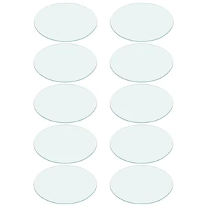 10 Pcs Glass Sheet Microscope Watch Glasses Laboratory Glassware - Picture 1 of 12