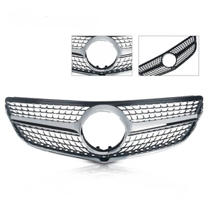 Diamond Grill for Mercedes W207 E-CLASS Coupe facelift 2014-2017 Silver - Bild 1 von 8