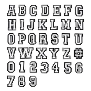 37 Pcs Letters Numbers and Sports Charms for Croc Shoe Charms - Picture 1 of 7