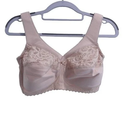 Nuevo sin etiquetas Sujetador Glamorise Figura Completa MagicLift Algodón Soporte Sin Alambres Bronceado 36D 1001 Foto 1 de 4