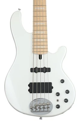 Baixo personalizado Lakland Skyline 55-02 - Branco puro com escala de bordo - Imagem 1 de 4