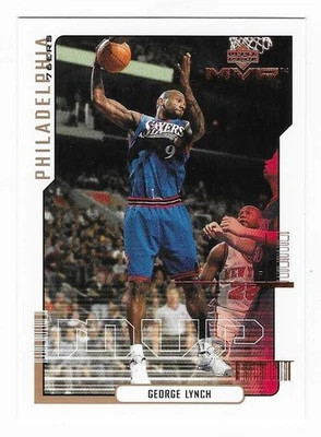 Tarjeta de baloncesto #130 2000-01 Upper Deck MVP George Lynch Philadelphia 76ers Foto 1 de 2