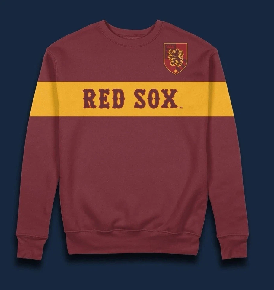 2024 Boston Red Sox Gryffindor Potter Size XL Crewneck Sweatshirt Fenway Promo - Image 1 of 1