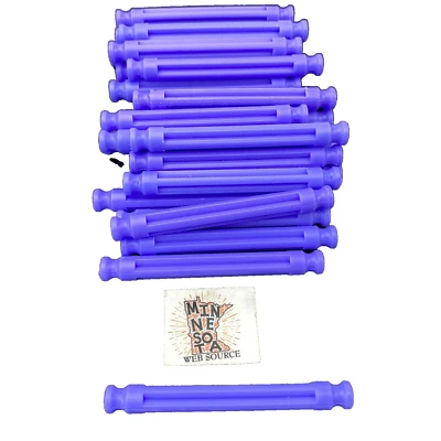 25 Knex Light Purple Flexible Rods 2-1/8" - 54mm Standard K'nex Parts - Image 1 of 2