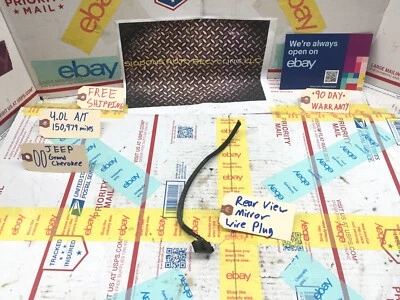 99-04 JEEP GRAND CHEROKEE LAREDO REAR VIEW REARVIEW MIRROR WIRE HARNESS PLUG OE! - Image 1 of 4
