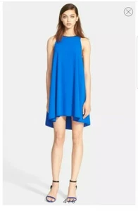 Alexander Wang Kleid Krepp Trapez Blau 8 - Bild 1 von 11