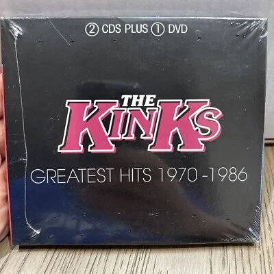 The Kinks  Greatest Hits  1970-1986  2 CDs & 1 DVD w/ 2 Booklets RARE SEALED OOP - Image 1 of 4