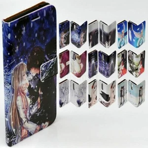 Para Samsung Galaxy Note Series Anime Manga Print Wallet Mobile Phone Case Cover - Imagen 1 de 10