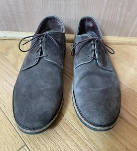Allen Edmonds NOMAD Plain Toe 10 D Grey Suede - Picture 1 of 11
