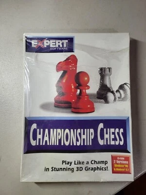 BRAND NEW Big box Championship Chess, PC, CD-ROM, Windows 95 / 3.1 Expert, 1997 - Image 1 of 4