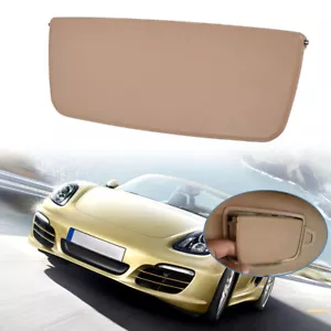Beige nero Parasole copertura specchietto parte per Porsche Cayman 981 2013-2016 - Zdjęcie 1 z 12