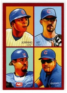 SORIANO, LEE, RAMIREZ, SOTO CUBS 2009 UD GOUDEY 4in1 #35-73 - Picture 1 of 1