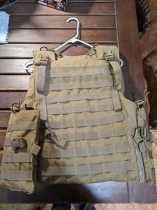 VOODOO TACTICAL ARMOR CARRIER VEST MAX PROTECTION 20-8399 / OD GREEN - Picture 1 of 3