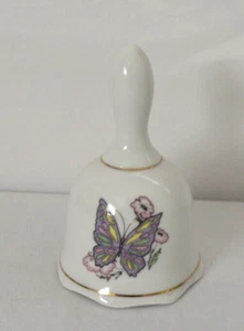 Campana farfalla porcellana Giftco vintage Taiwan - Foto 1 di 3