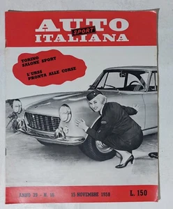 I114947 Auto italiana sport a. 39 nr 16 1958 - Ferrari - Cinture e Roll Bars - Picture 1 of 2