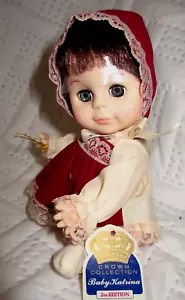 VTG 82 Katrina Vinyl BABY DOLL 7.5" Mademoiselle Eugene Crown Coll 2nd ED MWT - Picture 1 of 8