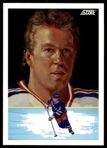 1991-92 Score Brian Leetch New York Rangers #343