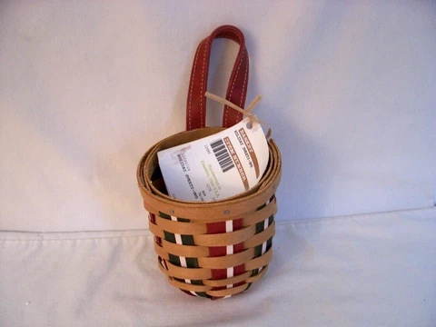 Longaberger 2009 Holiday Sweets Hanging Basket NWT Cover