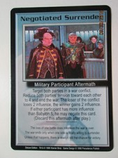 1998 BABYLON 5 CCG - DELUXE EDITION - RARE CARDS - N to P - PICK ONE