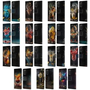 OFFICIAL SPACESCAPES COCKTAILS LEATHER BOOK WALLET CASE FOR SAMSUNG PHONES 2 - Picture 1 of 21