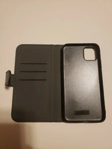 Portafoglio porta carte in pelle cover magnetica per iPhone 11 pro max (e) - Foto 1 di 5