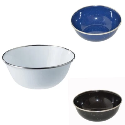 Suppenschüssel Emaille 15 cm Camping Schüssel Suppenschale Müslischale Outdoor - Bild 1 von 4