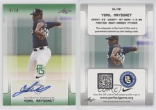 2017 Leaf Perfect Game National Showcase Green /10 Yomil Maysonet #BA-YM1 Auto