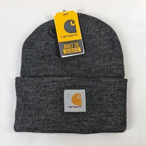 Carhartt Beanie Watch Cap Knit Hat Grey  Brand New With Tags Adult Unisex - Picture 1 of 4