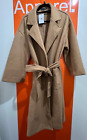 In The Style - Lorna Luxe Classic Over Coat, Camel,Belted,Size 12, RRP 85,   SF