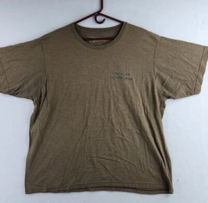 American Outdoorsman Graphic Logo Mens Brown T-shirt Size 2XL - Picture 1 of 9