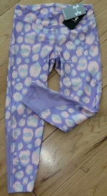 Under Armour cropped capris leggings NWT girls' XL YXL purple lavender pink - Image 1 of 2