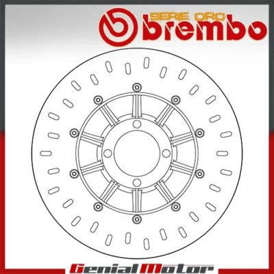 Disco de freno fijo Brembo Serie Oro delantero para BMW K 100 RT 1000 1984 > 1989 Foto 1 de 2