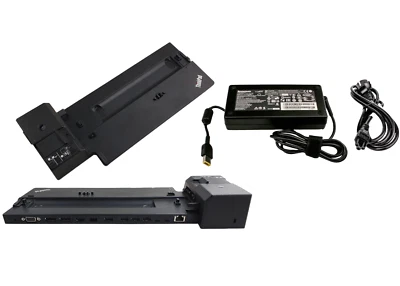 Lenovo ThinkPad Ultra Docking Station 40AJ USB-C T14 T490 T480 + 135W Netzteil - Bild 1 von 2