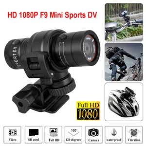✅1080P Full HD Cámara de Acción Deportiva Motocicleta Bicicleta Casco Mini Cámara Impermeable - Imagen 1 de 10