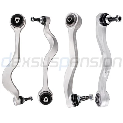 4x Ajuste para BMW 525i 530i 550i M5 2004-07 brazo de control inferior delantero y rótula Foto 1 de 4