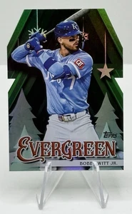 2025 Topps Holiday #E-12 - Bobby Witt Jr. - Evergreen Die-Cut SP - Royals - Bild 1 von 2