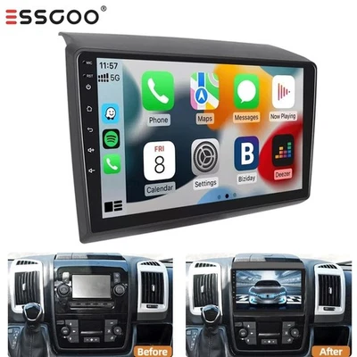 DAB+ 4+64GB Für Fiat Ducato 2006-2022 Android 14 Autoradio GPS Carplay Bluetooth - Bild 1 von 4