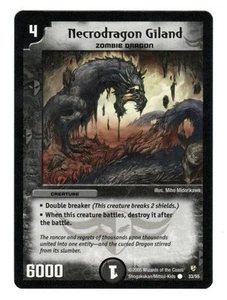 Duel Masters TCG DM08 Necrodragon Giland 33/55 - Epic Dragons Of Hyperchaos - Picture 1 of 2